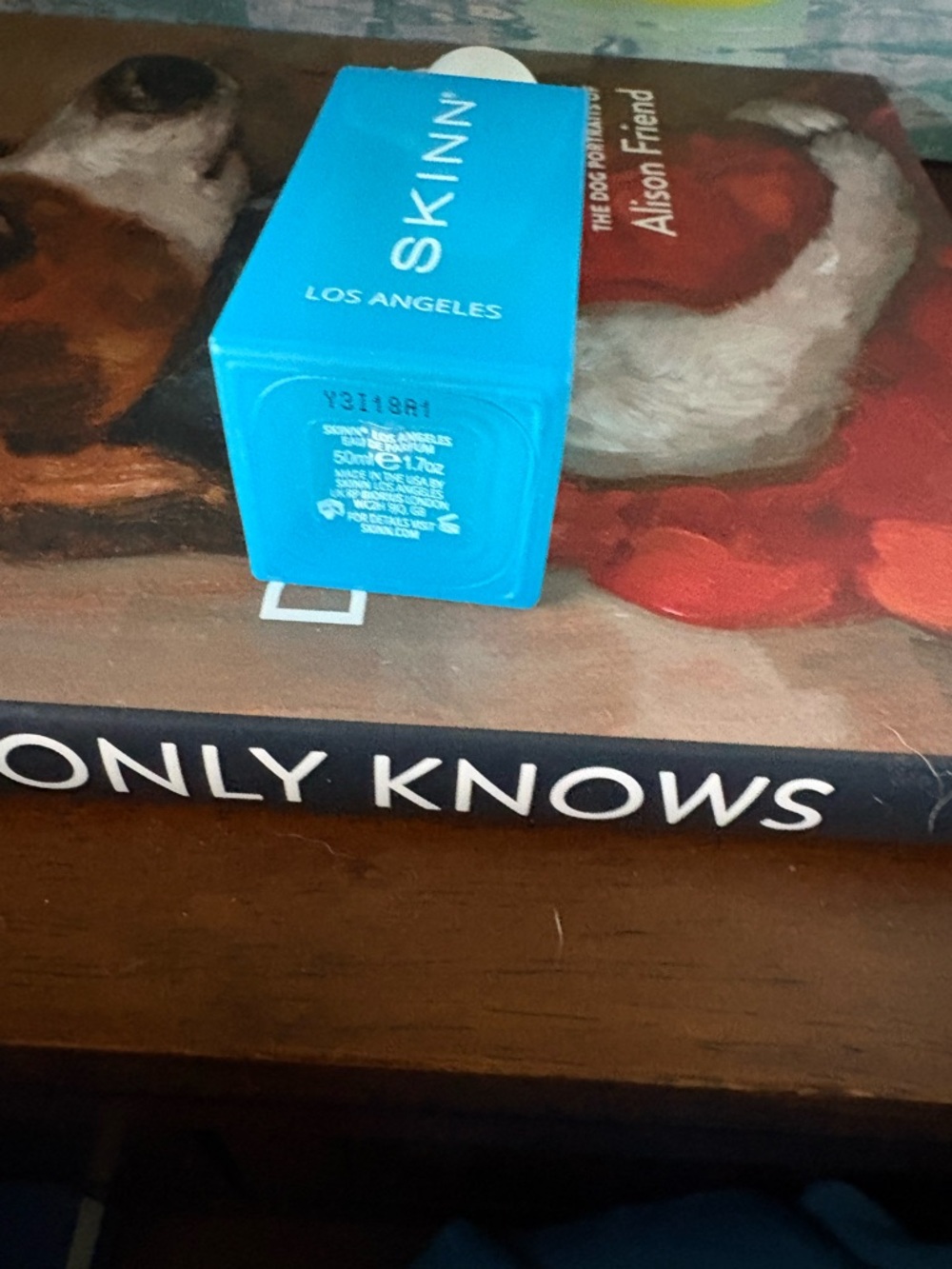 SKINN Blue Bottle with White Cap - Picture 2 of 5